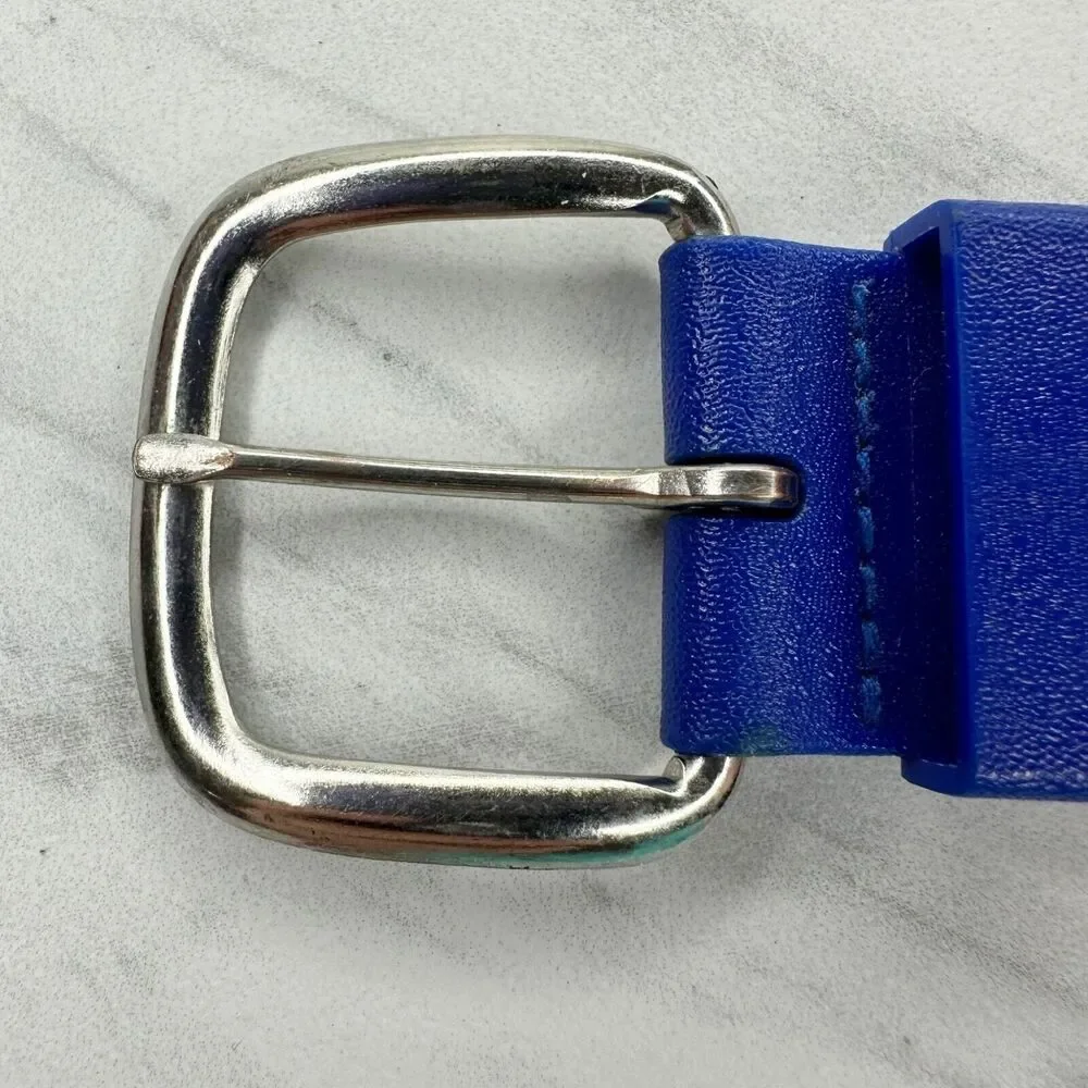 Adidas Blue Stretch Baseball Belt Youth One Size OS